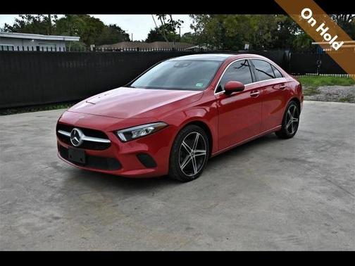 Red 2019 Mercedes-Benz A-Class A 220 4MATIC