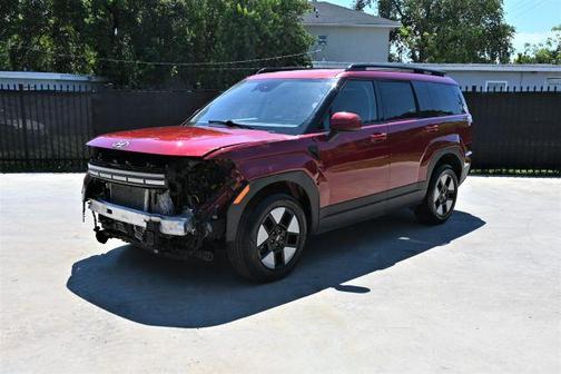 Red 2024 Hyundai SANTA FE HEV SEL