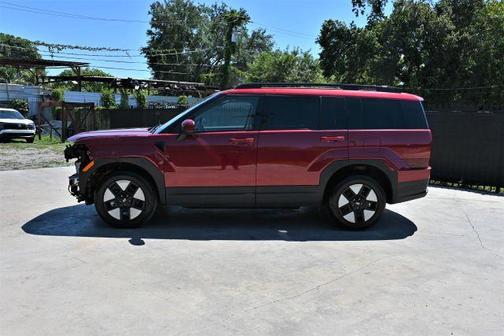 Red 2024 Hyundai SANTA FE HEV SEL