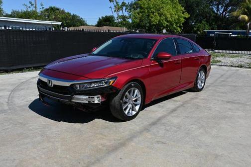 Red 2021 Honda Accord LX 1.5T