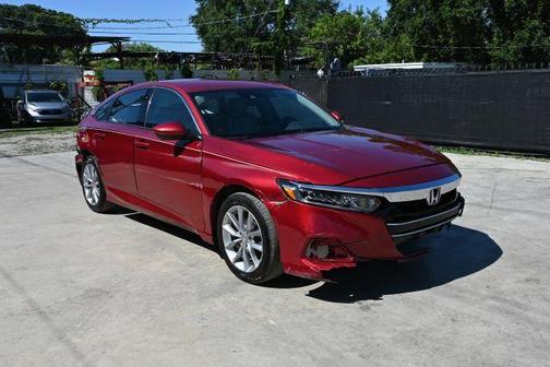 Red 2021 Honda Accord LX 1.5T