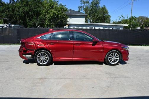 Red 2021 Honda Accord LX 1.5T