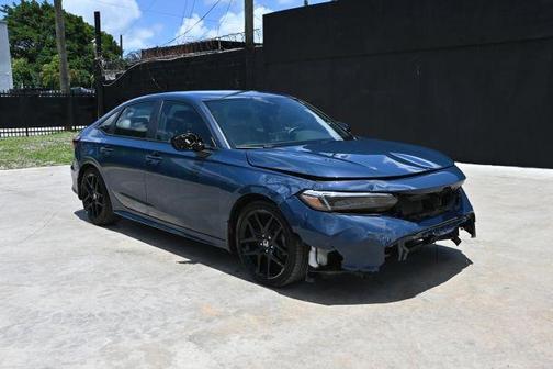 Blue 2026 Honda Civic Sport