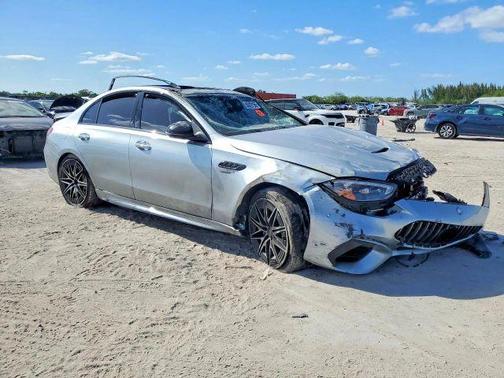 Silver 2024 Mercedes-Benz AMG C 63 S E Performance