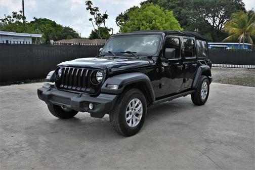 Black 2023 Jeep Wrangler Sport