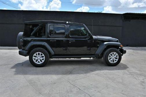 Black 2023 Jeep Wrangler Sport