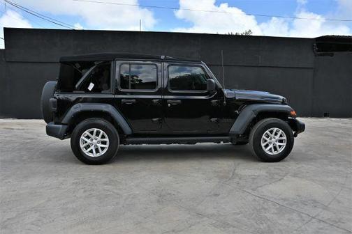 Black 2023 Jeep Wrangler Sport