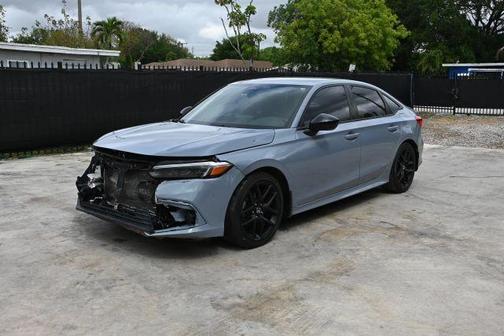 Blue 2022 Honda Civic Sport