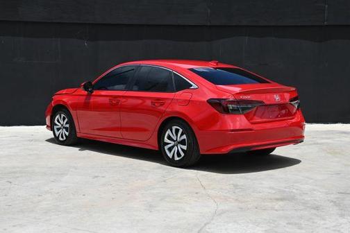 Red 2025 Honda Civic LX