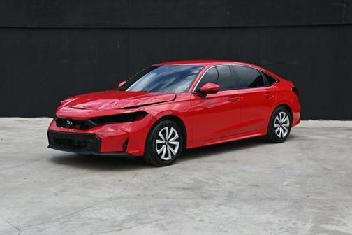 Red 2025 Honda Civic LX