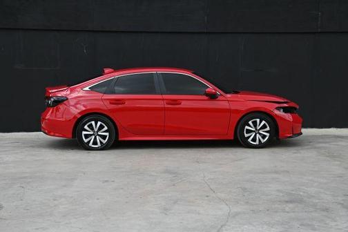 Red 2025 Honda Civic LX