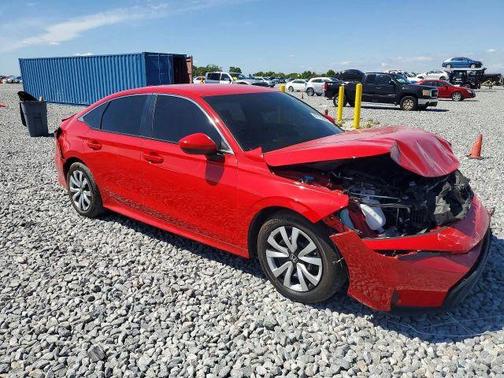 Red 2025 Honda Civic LX