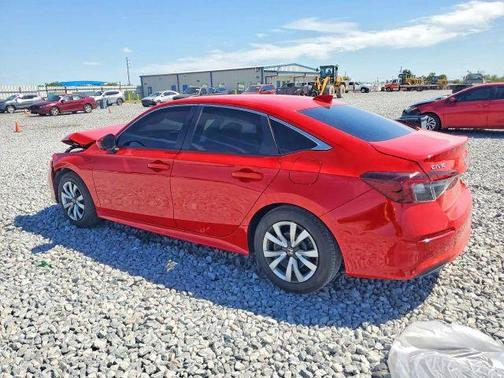 Red 2025 Honda Civic LX