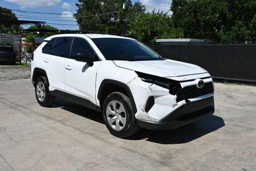 White 2024 Toyota RAV4 LE