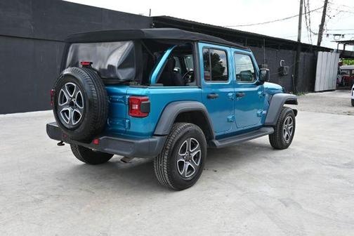 Turquoise 2020 Jeep Wrangler Unlimited Sport S