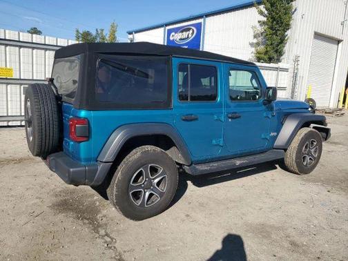 Turquoise 2020 Jeep Wrangler Unlimited Sport S