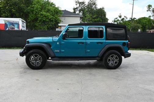 Turquoise 2020 Jeep Wrangler Unlimited Sport S