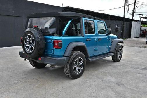 Turquoise 2020 Jeep Wrangler Unlimited Sport S