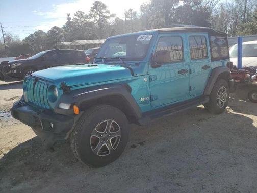 Turquoise 2020 Jeep Wrangler Unlimited Sport S