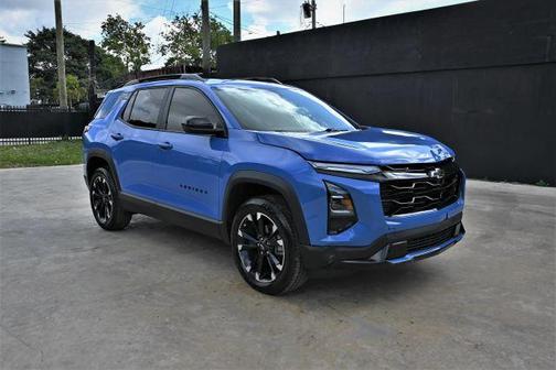 Blue 2025 Chevrolet Equinox RS