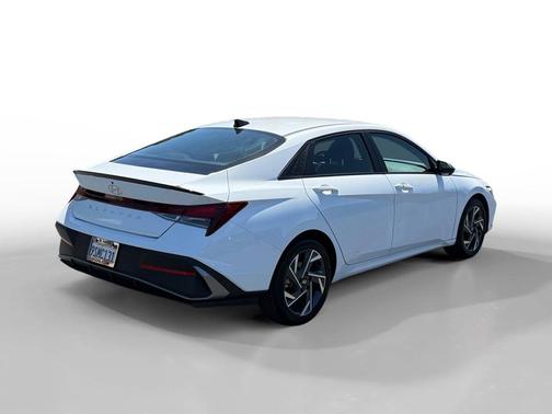 Serenity White 2025 Hyundai ELANTRA Sport