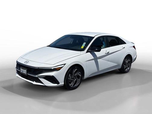 Serenity White 2025 Hyundai ELANTRA Sport
