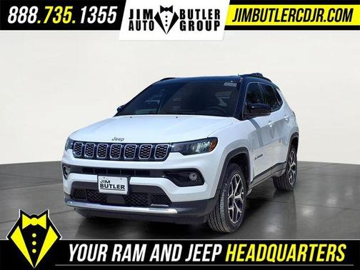Bright White Clearcoat 2026 Jeep Compass Limited