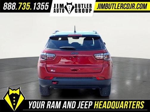 Red 2026 Jeep Compass Trailhawk