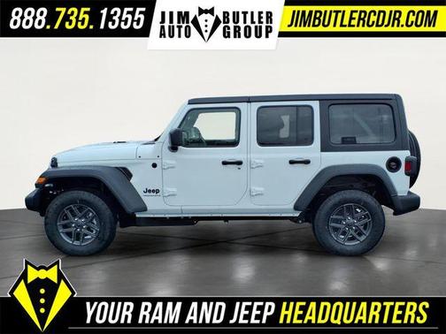 Bright White Clearcoat 2026 Jeep Wrangler Sport RHD