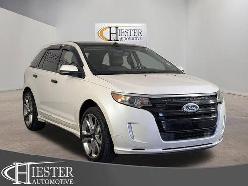 White Platinum Clearcoat Metallic 2013 Ford Edge Sport