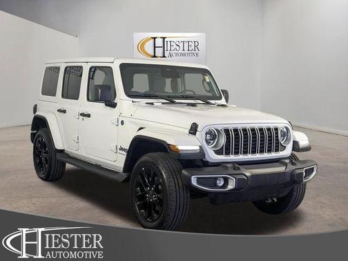 Bright White Clearcoat 2025 Jeep Wrangler 4xe Sahara