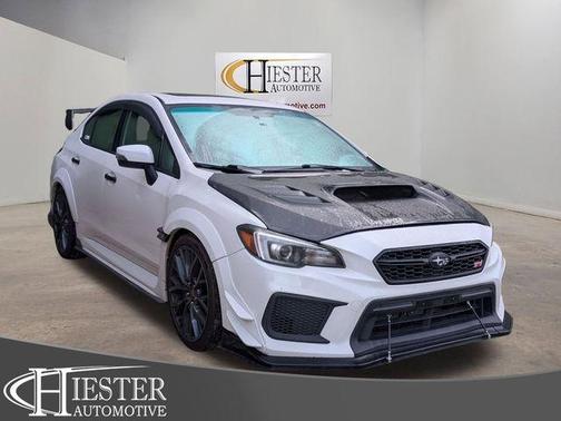 Crystal White Pearl 2018 Subaru WRX STI Limited w/ Wing