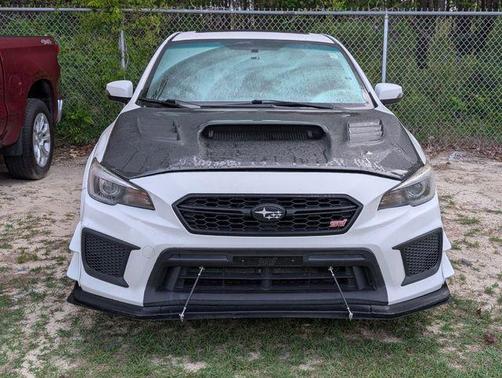 Crystal White Pearl 2018 Subaru WRX STI Limited w/ Wing