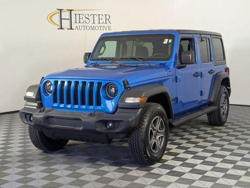 Hydro Blue Pearl 2022 Jeep Wrangler Unlimited Sport