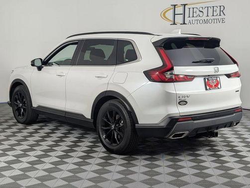 Platinum White 2025 Honda CR-V Hybrid Sport-L