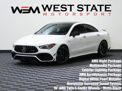 WHITE 2020 Mercedes-Benz AMG CLA 45 AMG CLA 45 4MATIC