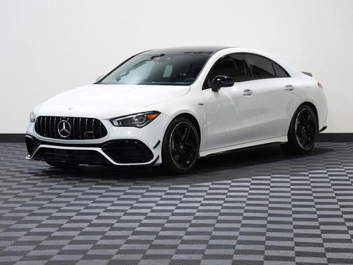 WHITE 2020 Mercedes-Benz AMG CLA 45 AMG CLA 45 4MATIC