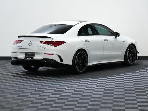 WHITE 2020 Mercedes-Benz AMG CLA 45 AMG CLA 45 4MATIC