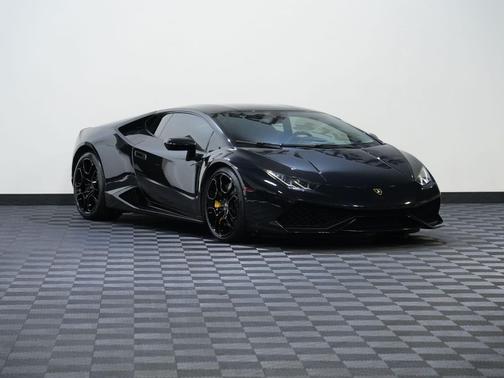 BLACK 2015 Lamborghini Huracan LP 610-4 COUPE 2D