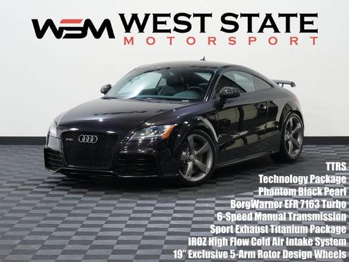 BLACK 2012 Audi TT RS RS QUATTRO COUPE 2D