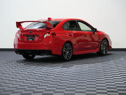 RED 2021 Subaru WRX STI Limited w/Wing