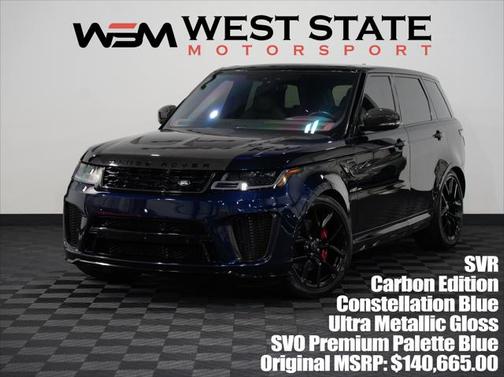 2022 Land Rover Range Rover Sport SVR