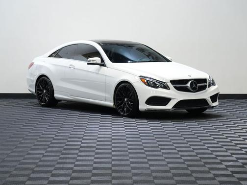 WHITE 2016 Mercedes-Benz E-Class E 400 COUPE 2D