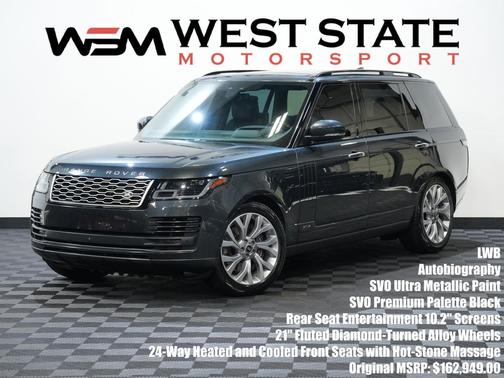 2018 Land Rover Range Rover 5.0L Supercharged Autobiography LWB