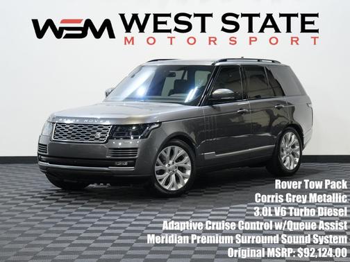 2016 Land Rover Range Rover 3.0L Turbocharged Diesel Td6