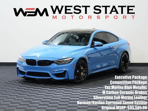 BLUE 2018 BMW M4 Base