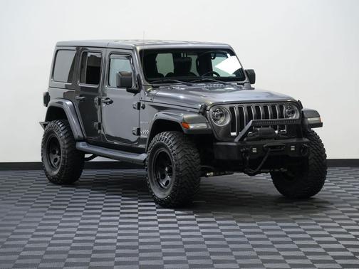 GRAY 2018 Jeep Wrangler Unlimited Sahara
