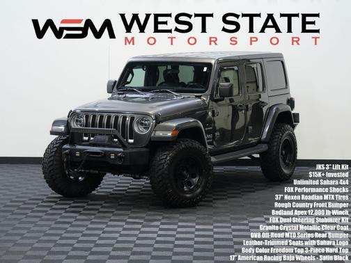 GRAY 2018 Jeep Wrangler Unlimited Sahara
