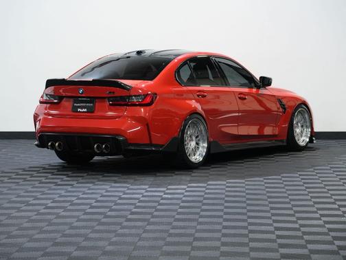 RED 2024 BMW M3 Competition xDrive