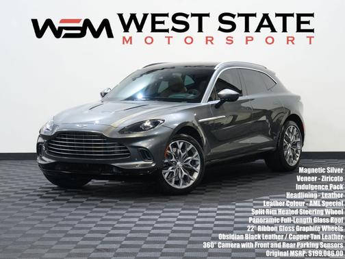 GRAY 2021 Aston Martin DBX SPORT UTILITY 4D